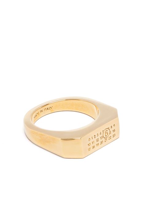 numeric signature ring woman gold MM6 MAISON MARGIELA | SM7UQ0076 P6469950